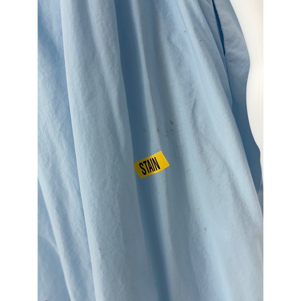 Staud Wells Strapless Corset Midi Dress Light Blue Size 4 - Picture 9 of 9